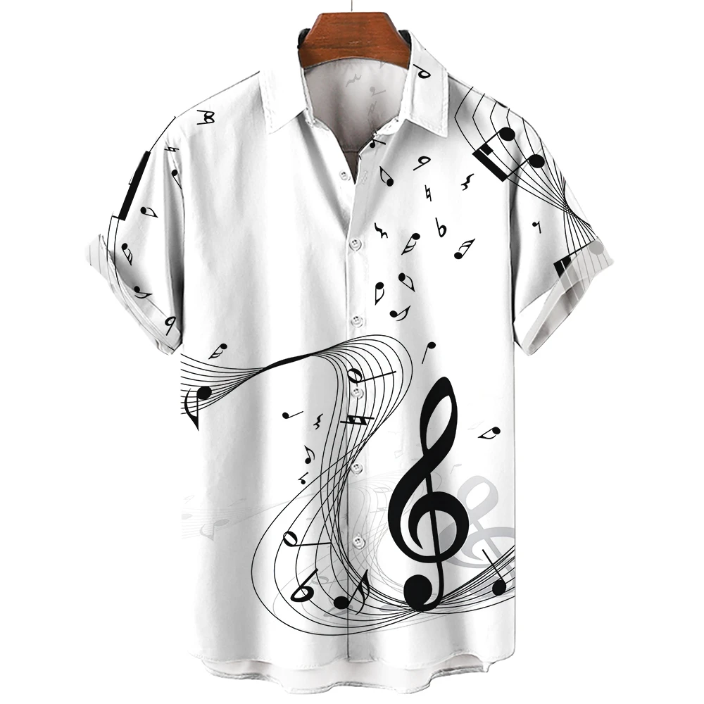 Musical Instrument Symbols - قميص رجالي جديد لصيف 2026، قميص