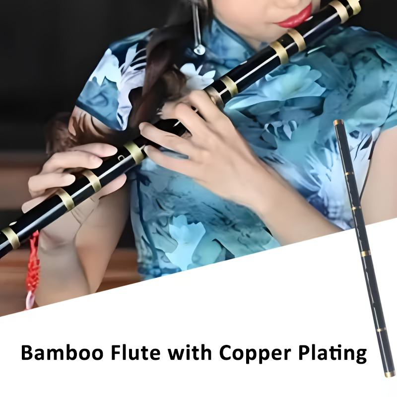 Musical Instrument Trombone - 6 ثقوب مزمار الخيزران مع طلاء
