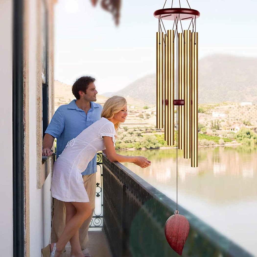 Wind Chime Tubular - شجرة المال 6 أنابيب الرياح الدقات