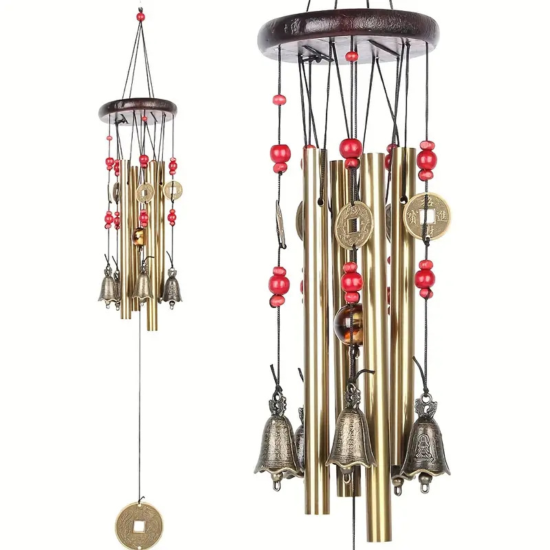 Wind Chime Tubular - الصينية التقليدية الرجعية الرياح الرنين 4