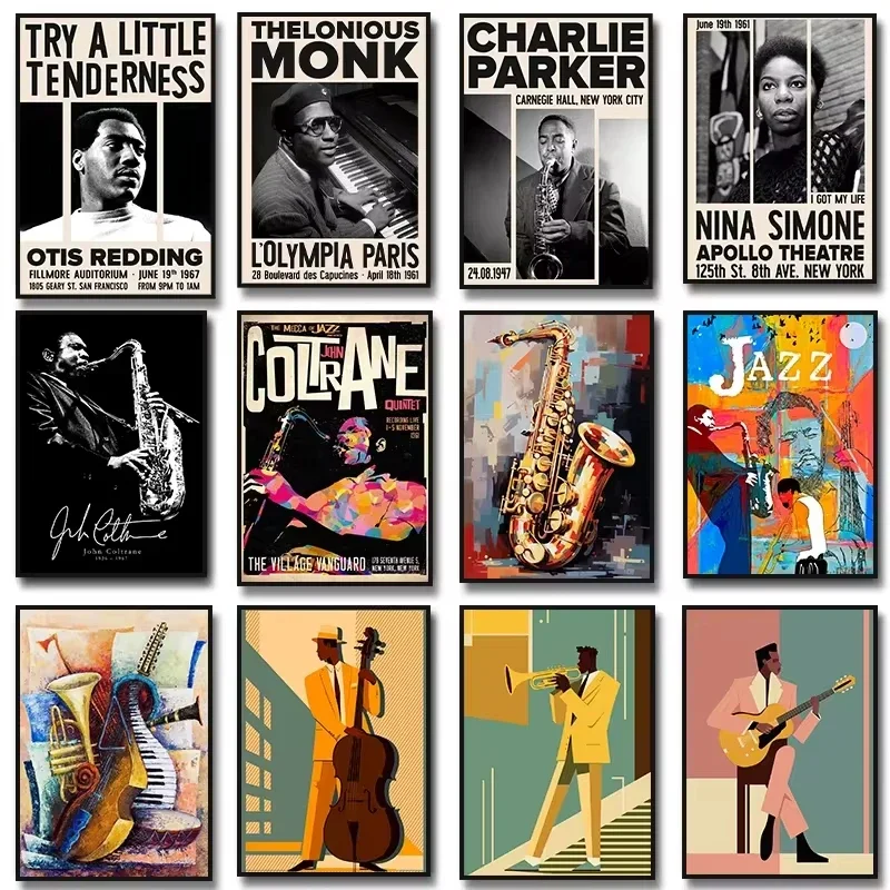 Musical Instrument Jazz - موسيقى الجاز الساكسفون الغيتار التشيلو جون