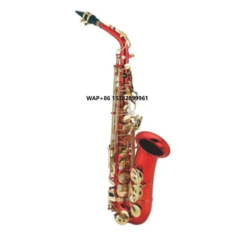 Musical Instrument Logo - ساكسفون ألتو احترافي باللون الأحمر بسعر