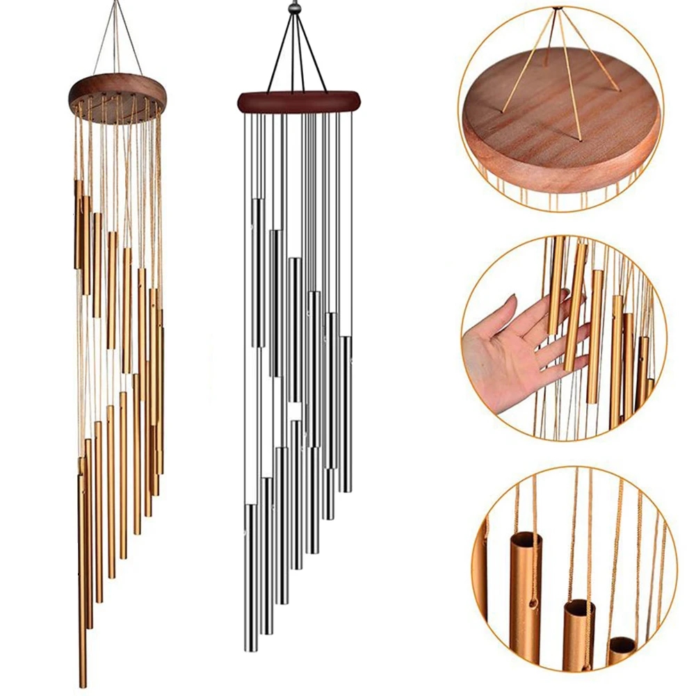 Wind Chime Tubular - 1 قطعة 12 أنبوب سبائك الألومنيوم
