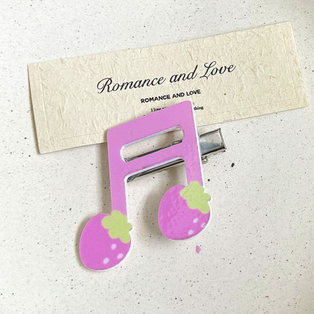 مشبك شعر بتصميم نوتة موسيقية ع - مراجعة Musical Instrument Symbols وسعره