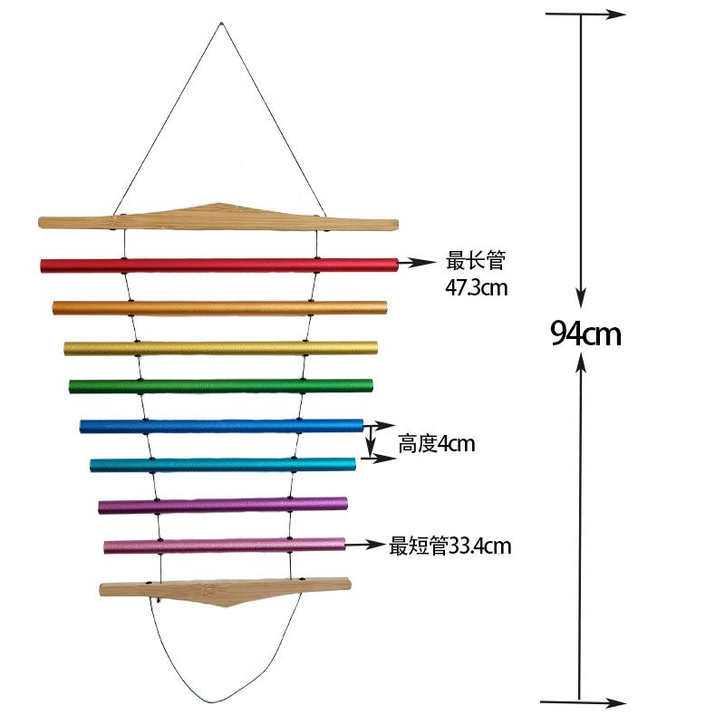 الصوت شفاء العلاج شقرا تدفق ال - مراجعة Wind Chime Tubular وسعره