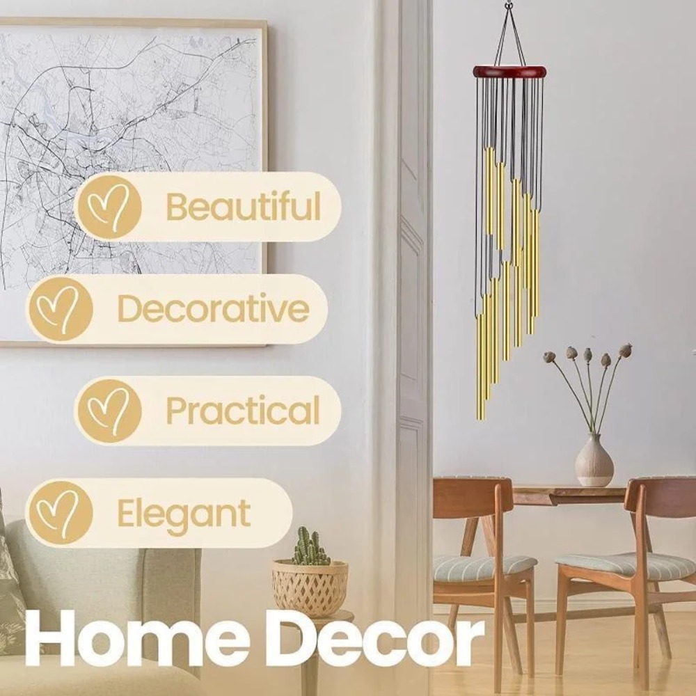 أجراس رياح معدنية من الألومنيو - مراجعة Wind Chime Tubular وسعره