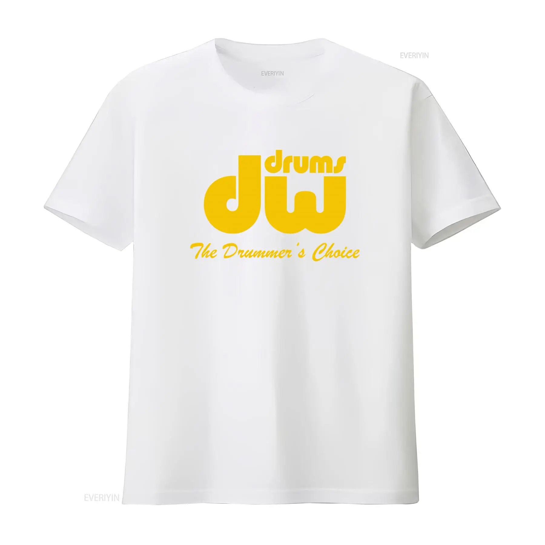 تي شيرت رجالي بشعار DW Drums،  - مراجعة Musical Instrument Logo وسعره