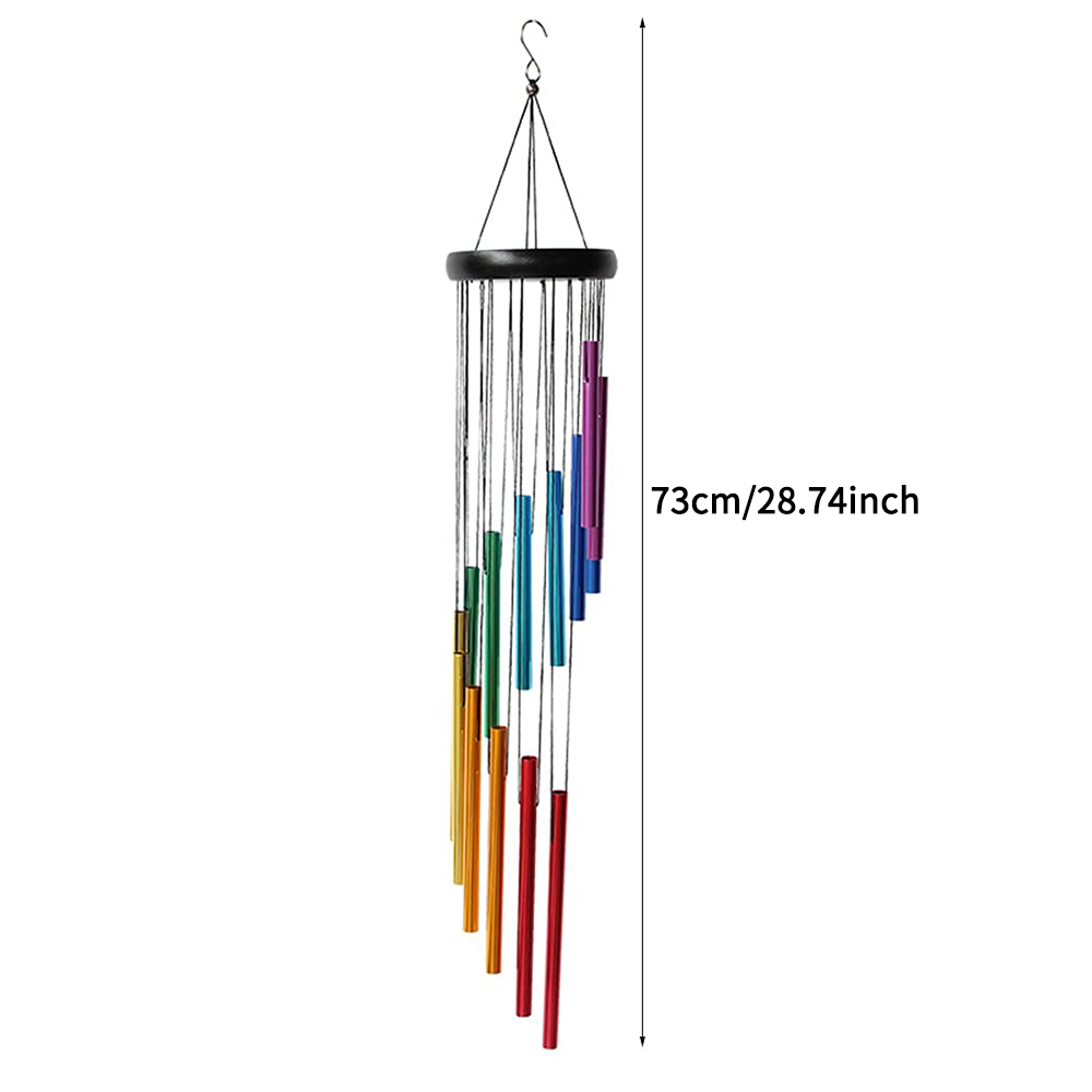 جديد 12 أنابيب الرياح الدقات ا - مراجعة Wind Chime Tubular وسعره