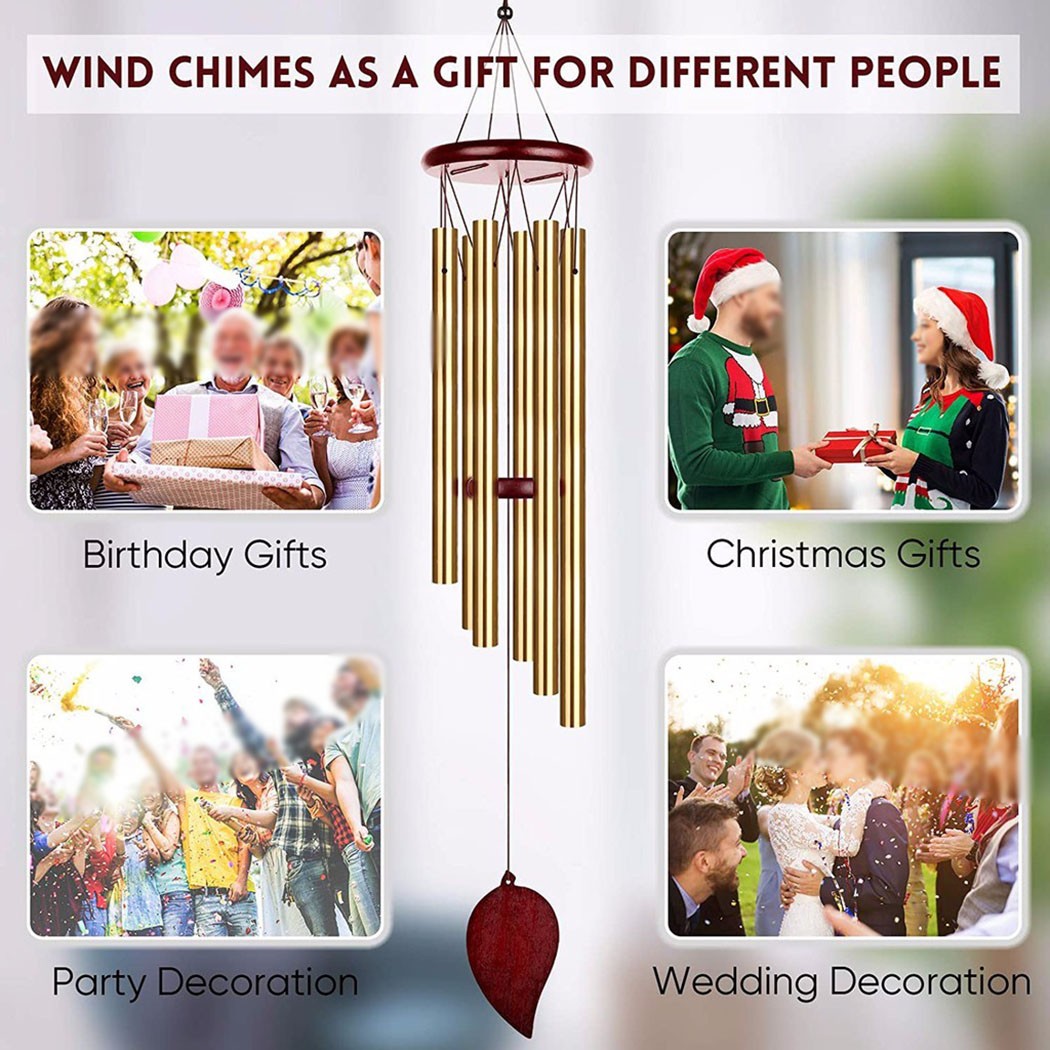 شجرة المال 6 أنابيب الرياح الد - مراجعة Wind Chime Tubular وسعره