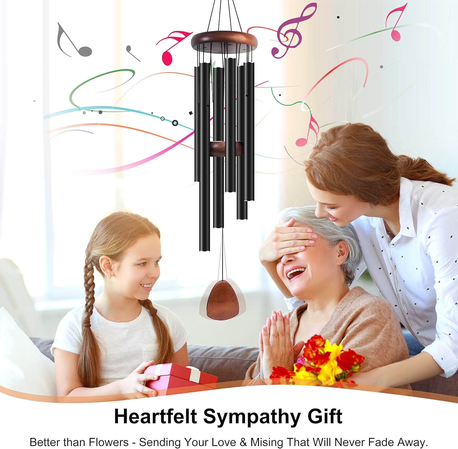 أجراس رياح خارجية بطول 28 بوصة - مراجعة Wind Chime Tubular وسعره