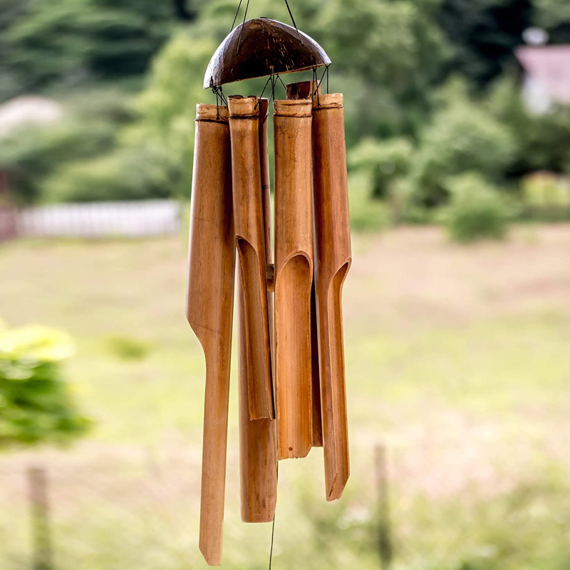 الطبيعية اليدوية الخيزران أنبو - مراجعة Wind Chime Tubular وسعره