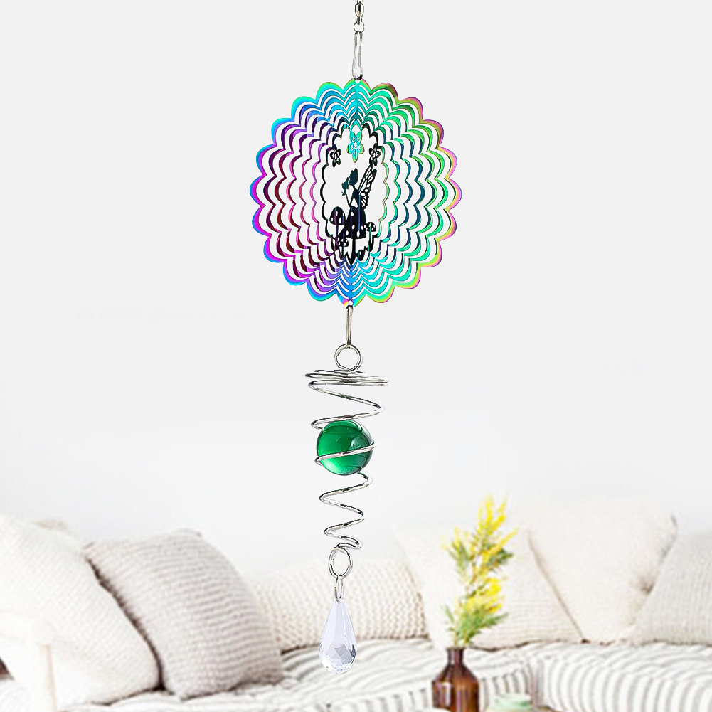 الحركية التدرج اللون الرياح سب - مراجعة Wind Chime Tubular وسعره