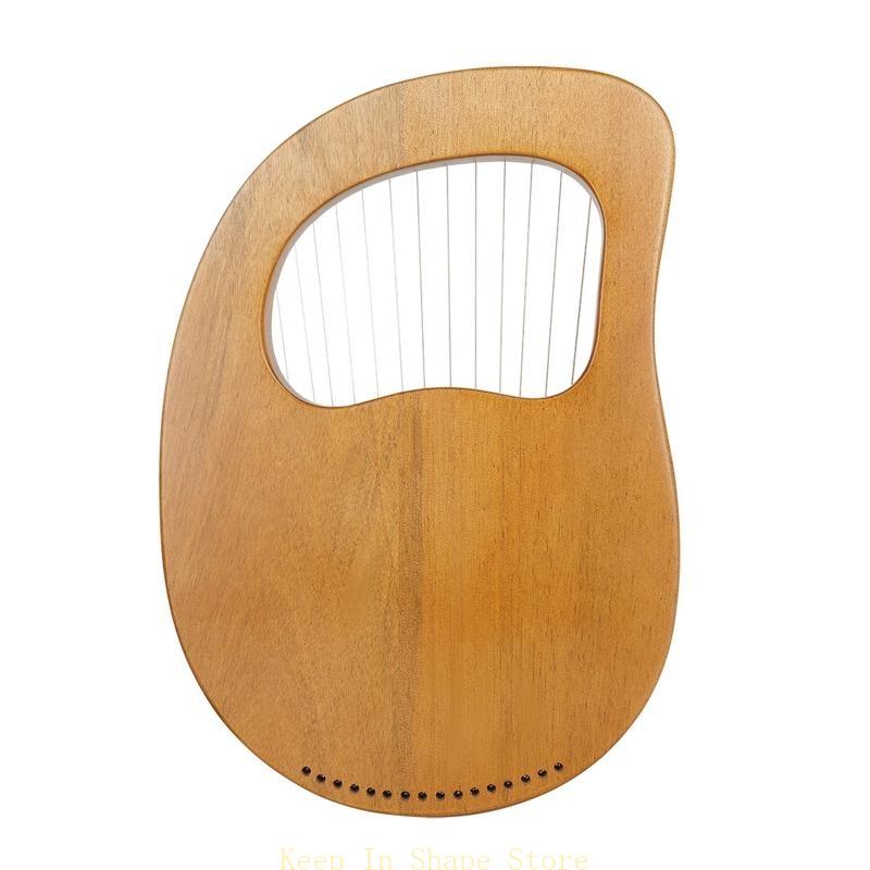 u1jc 16 String Lyre Harp ، Lyr - مراجعة Musical Instrument Symbols وسعره