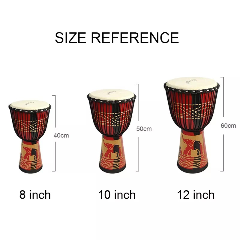 الكبار Size12 بوصة الأفريقية D - مراجعة Musical Instrument Logo وسعره