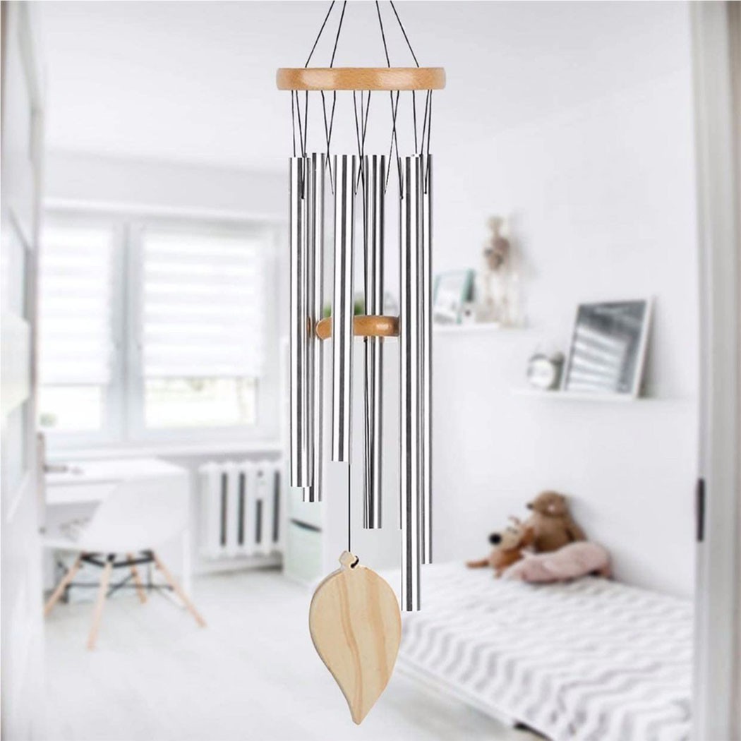 1 قطعة جرس رياح على شكل شجرة ا - مراجعة Wind Chime Tubular وسعره