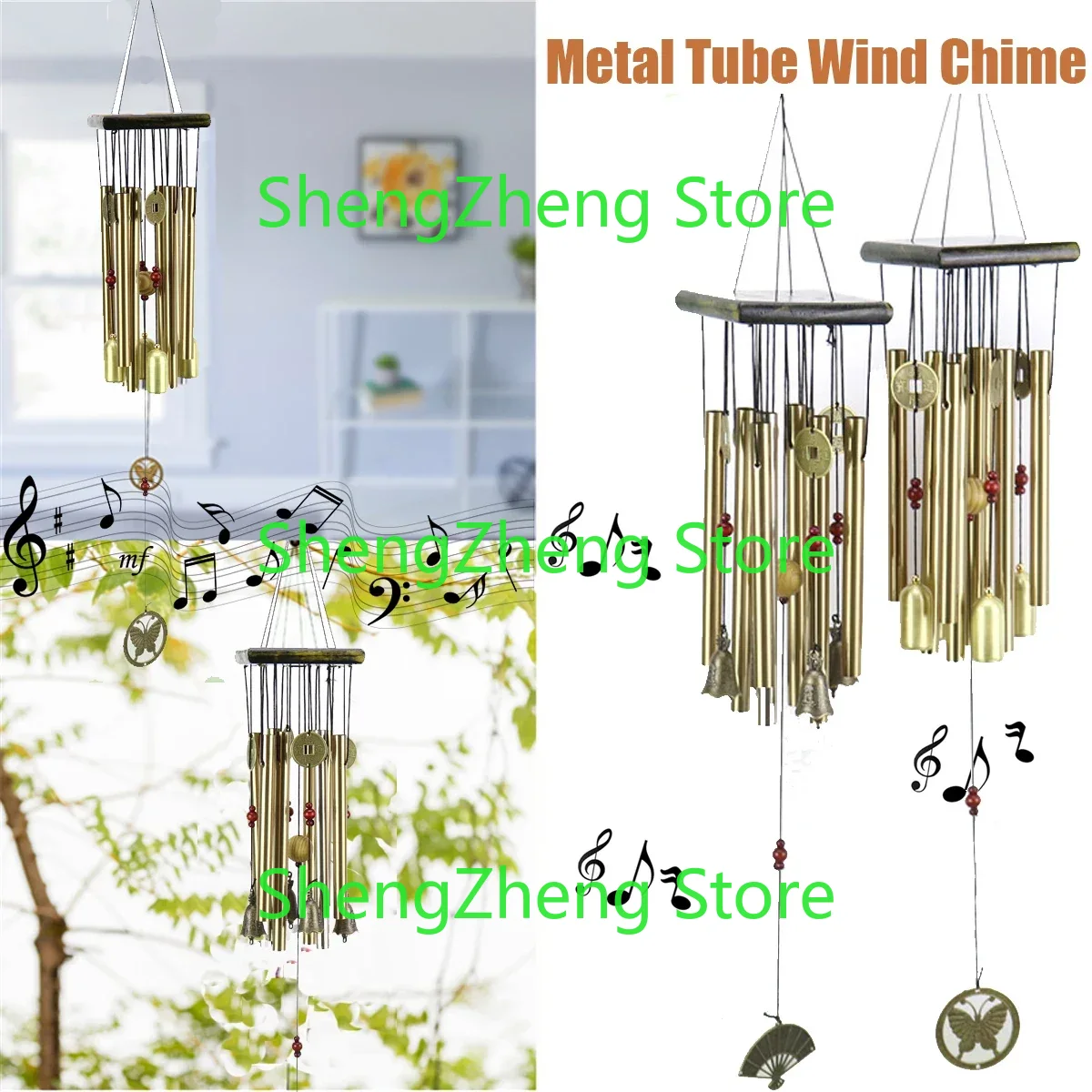 أنبوب مجوف من الخشب الصلب أنبو - مراجعة Wind Chime Tubular وسعره