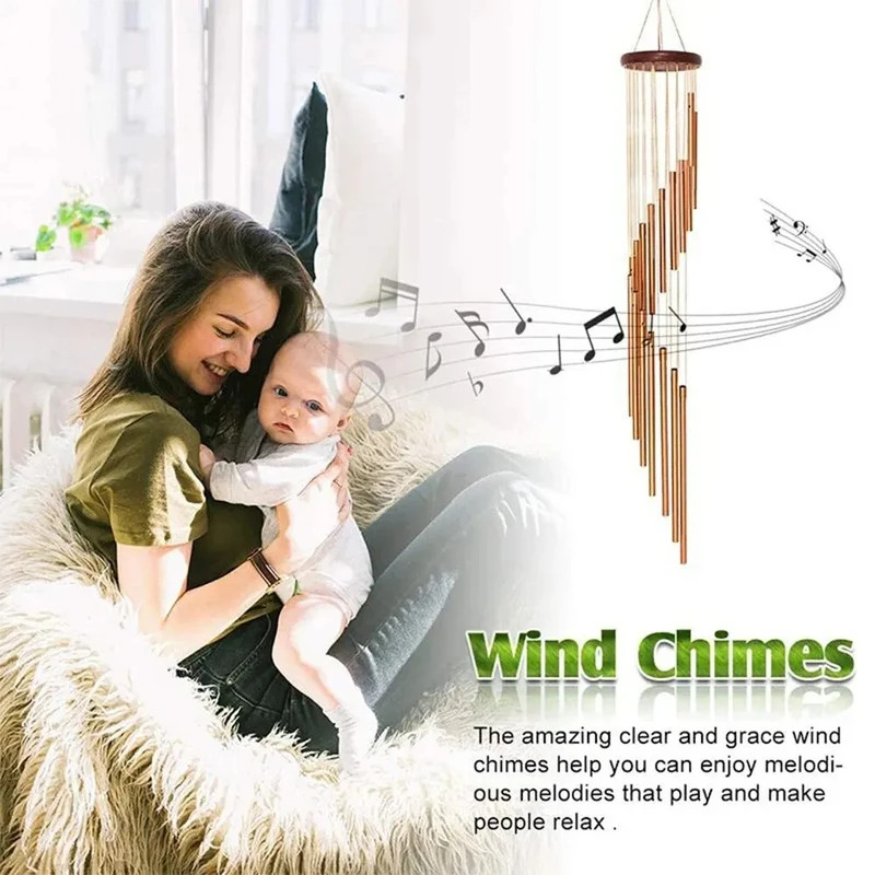 أنبوب ألومنيوم معدني للرياح مع - مراجعة Wind Chime Tubular وسعره